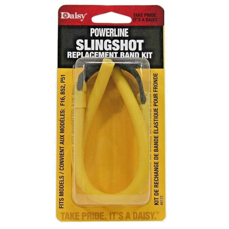 DAISY POWERLINE SLINGSHOT REPLACEMENT BAND KIT FITS MODELS F16, B52, P51 #28172