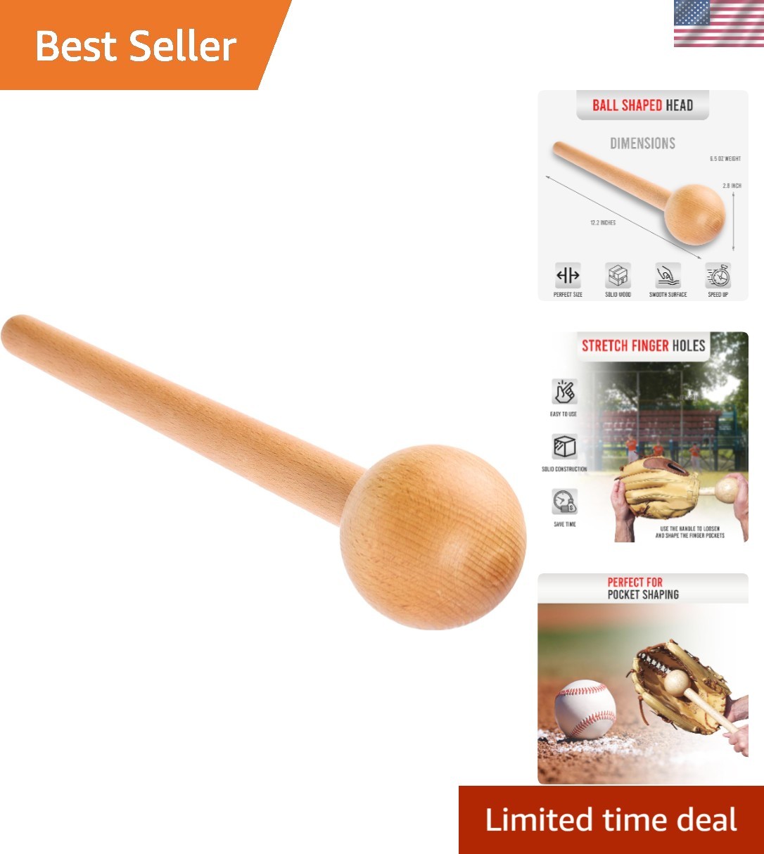 Break-in Mallet - Solid Wood Shaping Tool For Precision