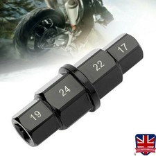 Motorcycle Front Rear Wheel Axle Spindle Tool Hex Key Socket 17 19 22 24mm
