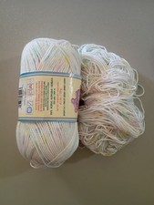 Bernat Softee Baby Yarn, Chiffon Print, New, Estate Lot, Set of 2