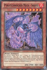 YuGiOh Pyrotechnischer Mech - Shiryu (V.2) BP02-DE122 Rare Excellent 1st