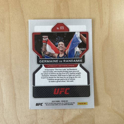 2022 Panini Prizm UFC - Germaine de Randamie #173 - Picture 2 of 2