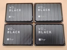 WD Black P10 5TB External 2.5" USB 3.2 Gen-1 Portable Hard Drive - LOT of (4)