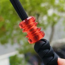 Resin Knife Lanyard Bead Necklace Paracord Pendant Bracelet Bead Charm DIY EDC