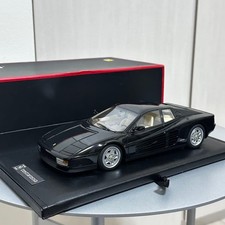 Ferrari Testarossa 1989 Black Hobby Kyosho 1/18 Japan Resin Model Car with Box