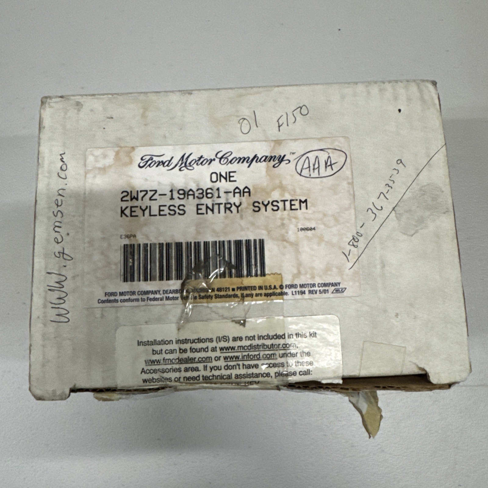 Genuine Ford Electronic Module 2W7Z-19A361-aa