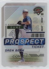 2024 Panini Prospect Edition Ticket Stub Holo Prizm 38/48 Drew Beam #35 8d2