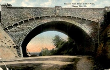 Fifteenth Street Bridge, Blue Ridge, Kansas City, Missouri, historic Postcard