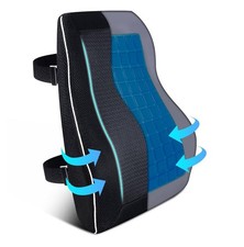 Memory Foam Lumbar Support Cushion for Home Office Car Seat Back Chair Pillow US