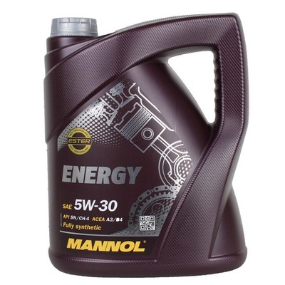 5 Liter MANNOL Energy 5W-30 Motoröl 7511 API SN/CH-4 ACEA A3/B4 Synthetic