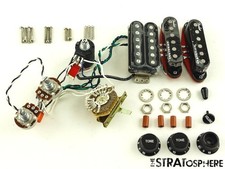 USA Fender American Ultra II Strat HSS PICKUPS POTS KNOBS S-1 Haymaker Noiseless
