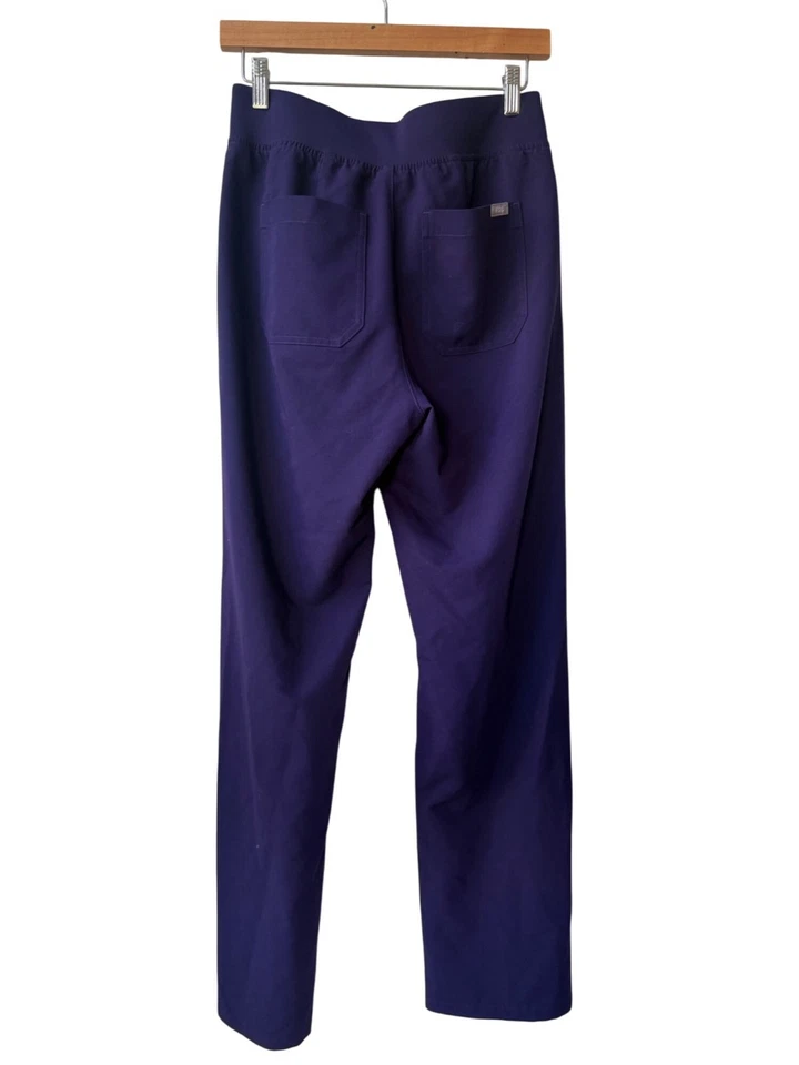 Pantalones Médicos Figs Livingston Mujer Cintura Alta Talla S Alto Púrpura Técnico Foto 4 de 4