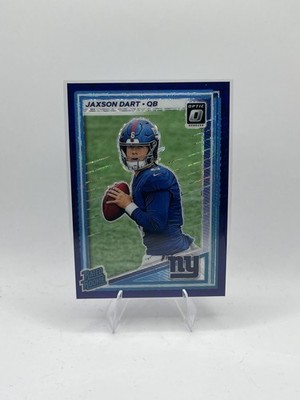 2025 Jaxon Dart Donruss Optic Rare Purple Shock Rated Rookie #273 NY Giants RC
