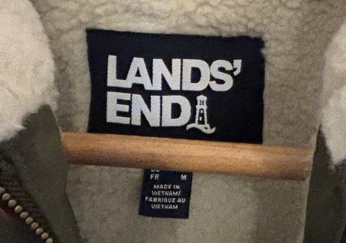 Lands End Sherpa Lined Barn Coat Size UK S. BNWT - Picture 4 of 4