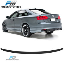 Fits 11-18 Vw Jetta Oe Style Rear Trunk Spoiler Wing Matte Black