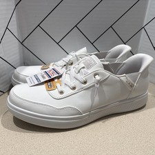 Skechers Bobs SKIP CUTE B CUTE Slip-ins White Womens 9 Sneaker Shoes Hands Free