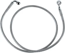 DRAG SPECIALTIES 640110 Brake Line - Front (Upper) - Stainless Steel
