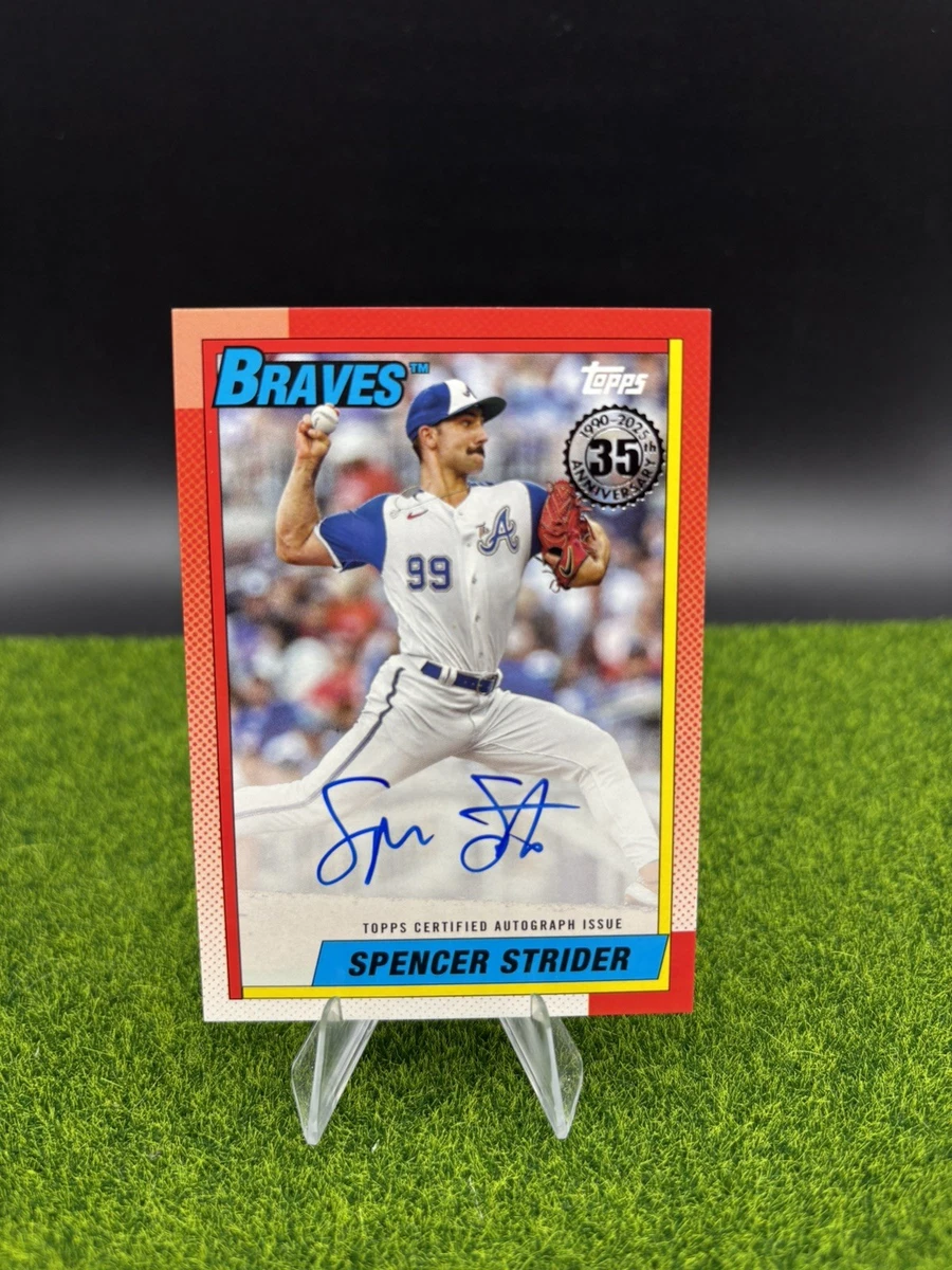 2025 Topps Series 1 - Spencer Strider #90AU-SST for sale | eBay