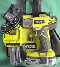 RYOBI R18IW3-0 18V 3 VITESSES 400NM CLÉ À CHOCS 1/2" 1.4A batterie et chargeur et sac