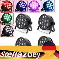 8x 120W RGBW 12x LED Par64 Licht Bühnenlicht Stagelampe DMX512 DJ Lichteffect EU