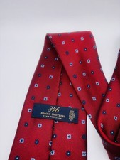 Mint Men  s BROOKS BROTHERS  346  Silk Tie Made In Italy Stain Resistant 3.75  