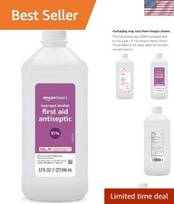 32 fl oz Isopropyl Alcohol 91 Antiseptic - Essential for Home First Aid Kits