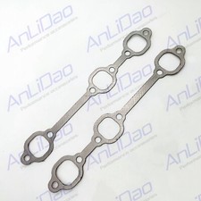 2Pcs Exhaust Manifold Gasket for Mercruiser 4.3L V6 Marine Engines Repl 27-99757