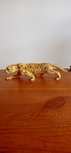 FIGURA GRANDE / DE LEOPARDO / EN PLASTICO DURO - Imagen 2 de 6