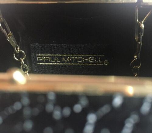 Schwarze Clutch von Paul Mitchell in sehr gutem Zustand - Bild 2 von 3
