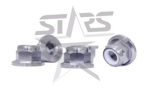 Tuercas Bloqueo DIN6926 Brida Nylon Tuerca Hexagonal M5 M6 M8 M10 M12 Titanio Plata - Imagen 4 de 5