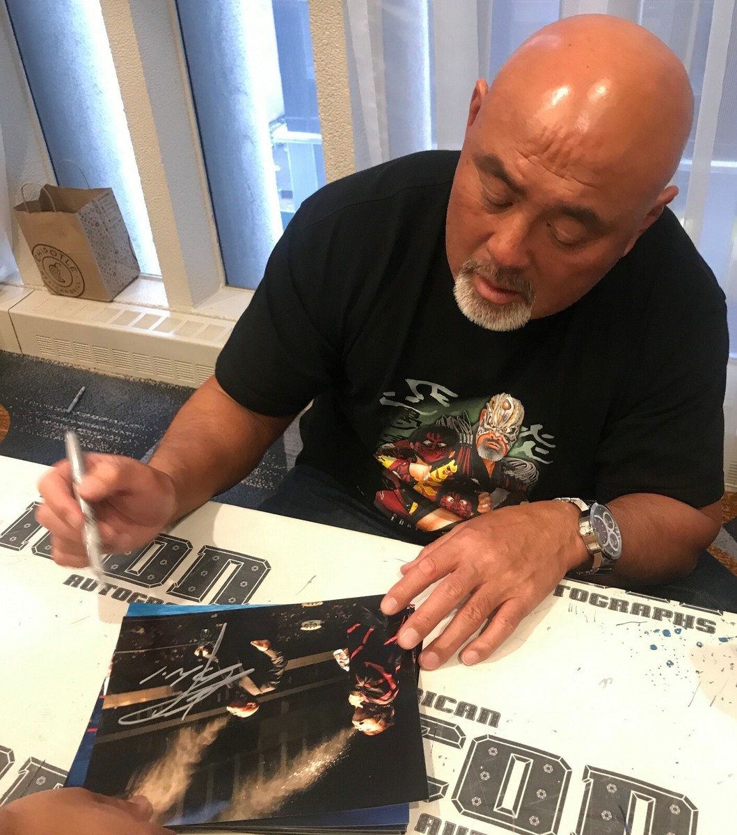 Keiji Mutoh Signed 8x10 Photo BAS COA WCW New Japan Pro Wrestling
