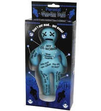 MY CO-WORKER Funny Voodoo Doll with Pins ~ Adult Gag Joke Office Gift  😈