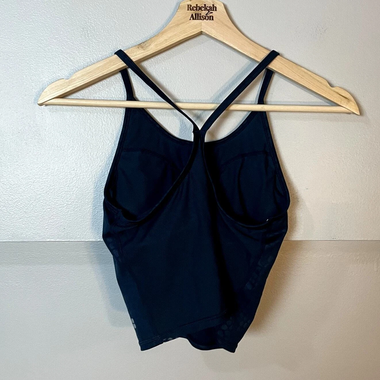 sweaty-betty snakeskin print cropped racerback tank-top