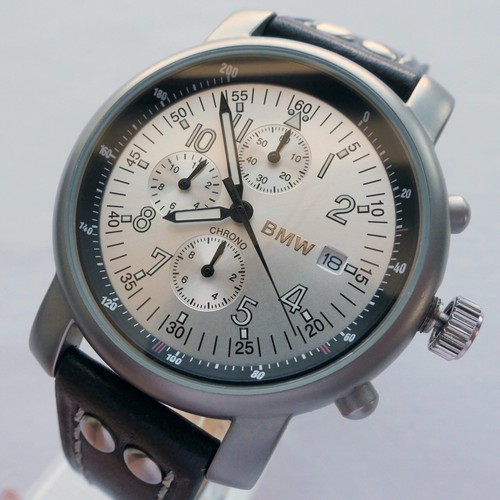 BMW M Power Motorsport Racing Classic M3 Sport Car Accessory Chronograph Watch - Picture 11 of 24