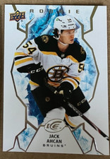 Jack Ahcan 2021-22 Upper Deck Ice Rookie Card #136 - Boston Bruins