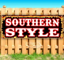 SOUTHERN STYLE Advertising Vinyl Banner Flag Sign Many Sizes USA