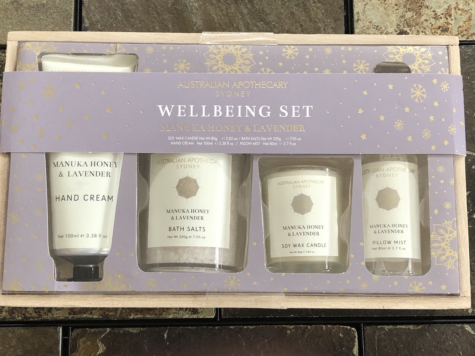 Australian Apothecary Sydney Well Being 4piece Box Set Manuka Honey