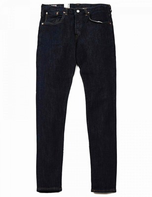 Edwin Jeans Regular Tapered Stretch Gua Denim-Blue Rinsed (Nihon Menpu) | eBay