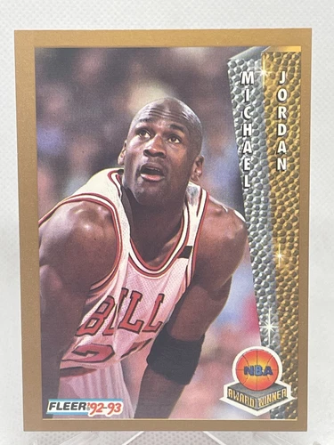 Michael Jordan 1992-93 Fleer Award Winner #246 XebX 1