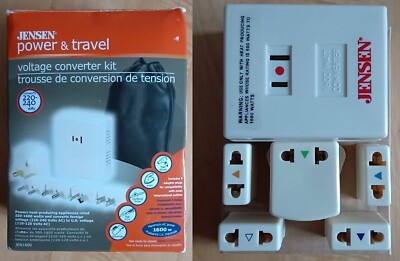 Jensen Power and Travel Voltage Converter Kit (Tasche fehlt)