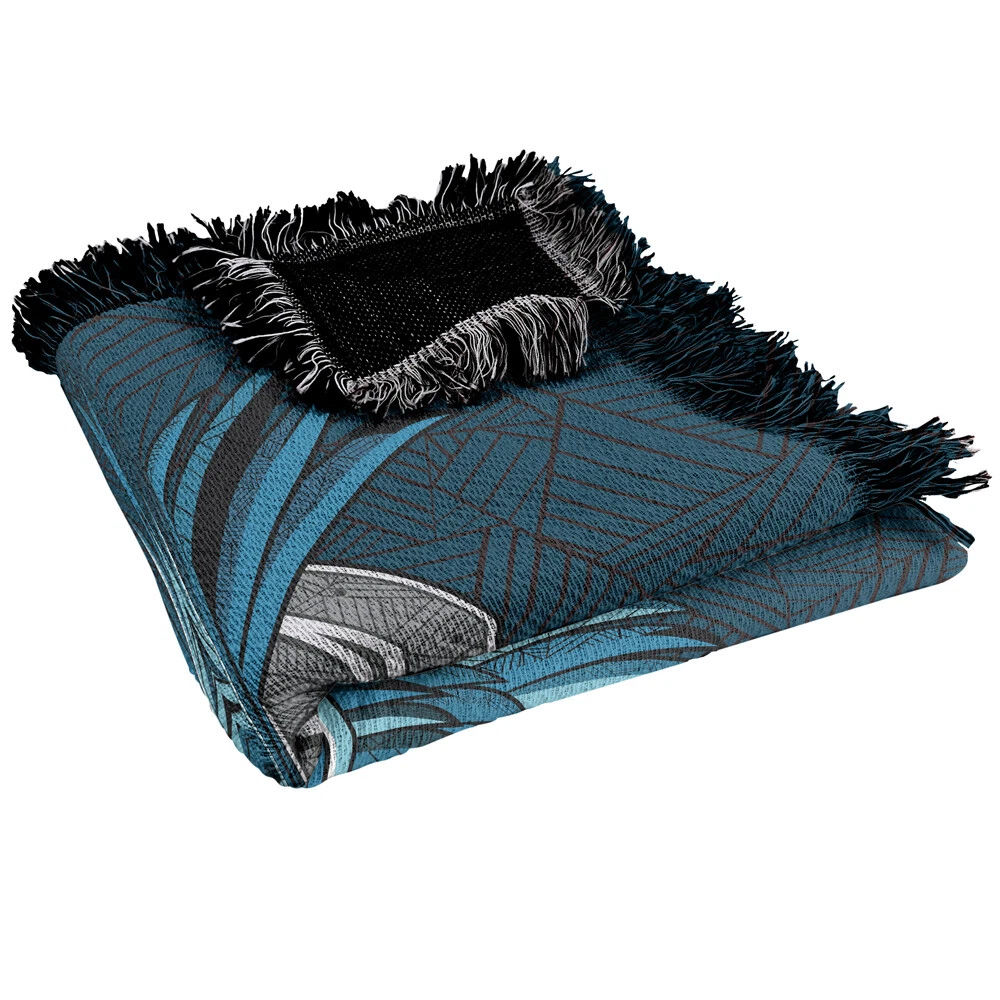 Harry Potter Blanket, 50"x60" Line Style Ravenclaw Woven Blend Throw