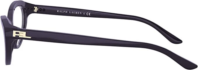 Armações de óculos ovais femininas Ralph Lauren Rl6193-5797 violeta-52-15-140 - Imagem 4 de 4