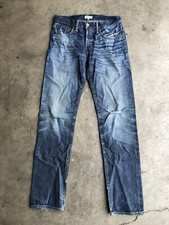 Jack Spade Distressed Selvedge White Oak Cone Denim Jeans sz 30 Blue Made in USA