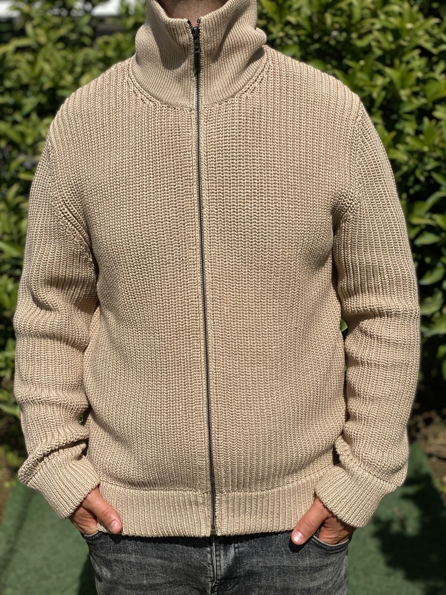 PRADA ニットブルゾン サイズ44(S) プラダ カシミヤ混 ニットブルゾン メンズ SIZE 44 (S) PRADA 中古