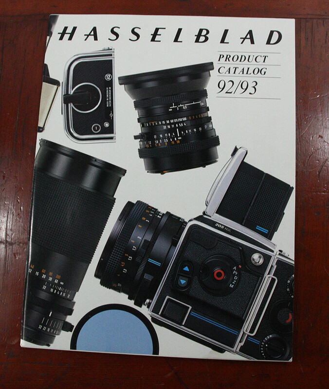HASSELBLAD PRODUCT CATALOG 1992-93/219122 | eBay
