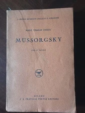 Biografia - M. Tibaldi Chiesa - Mussorgsky - ed. 1935
