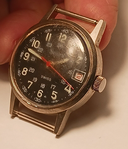 ~RARE Circa. 1967 Vietnam War SOG Sears Swiss Vintage Military Wristwatch~ - Picture 3 of 6