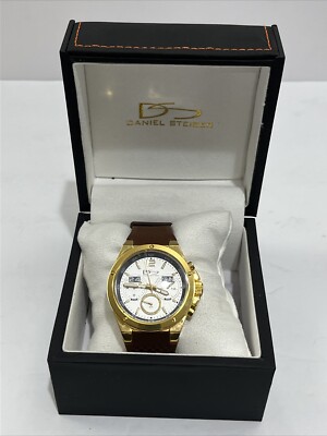 DANIEL STEIGER Men's Chronograph Watch - Rubber Band With Original Box!