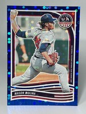 2024 Panini USA Stars & Stripes MASON MOLINA #148 Blue Parallel 019/149