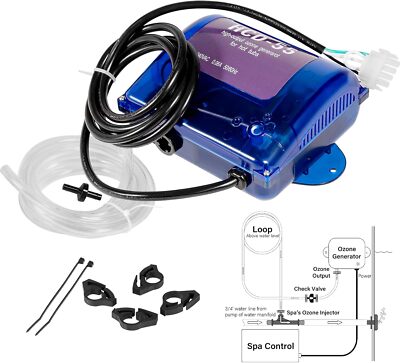 HCD-55 Spa Ozone Kit for Clarathon Hot Tubs & Swim Spas Universal: 120V / 240V